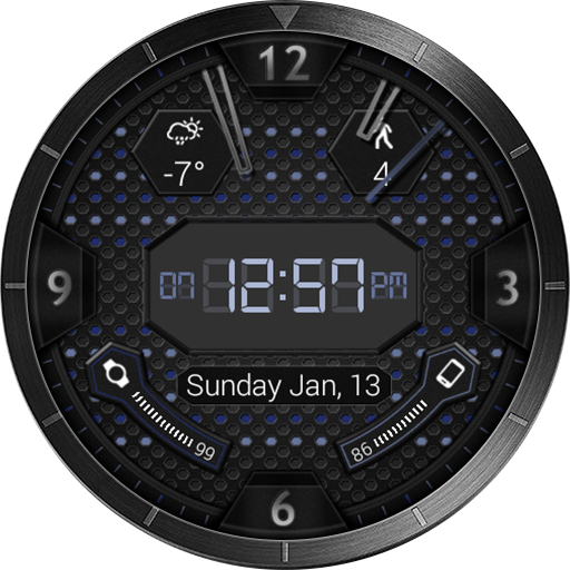 LED Hex HD Watch Face