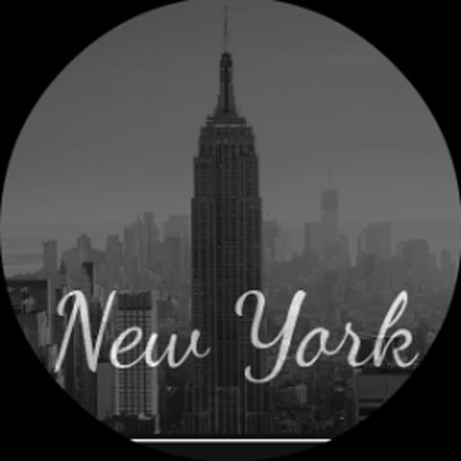 KLWP Black New York Theme