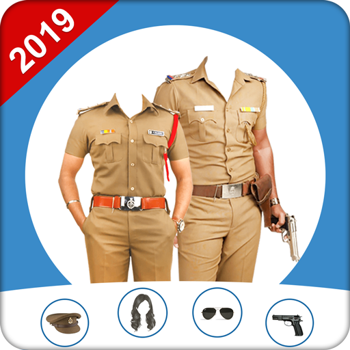 Man Police Suit Photo Editor - Men Police Dress