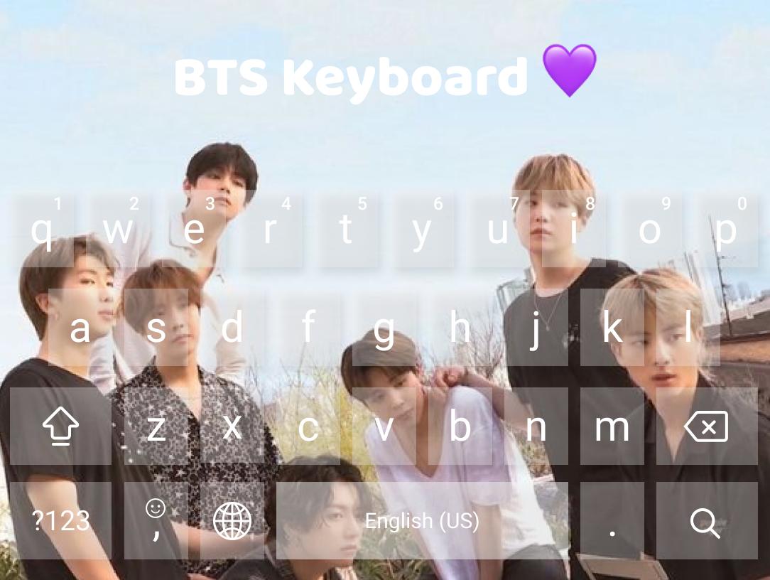 Download BTS Keyboard Theme android on PC