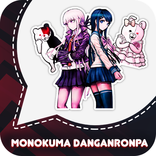 Monokuma Danganronpa Stickers For WhatsApp