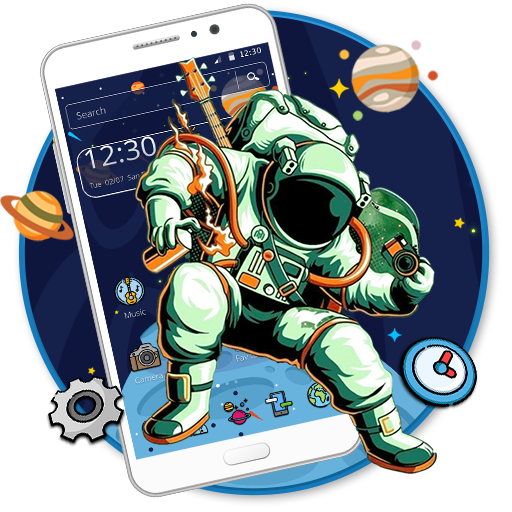 Tema Kartun Astronot