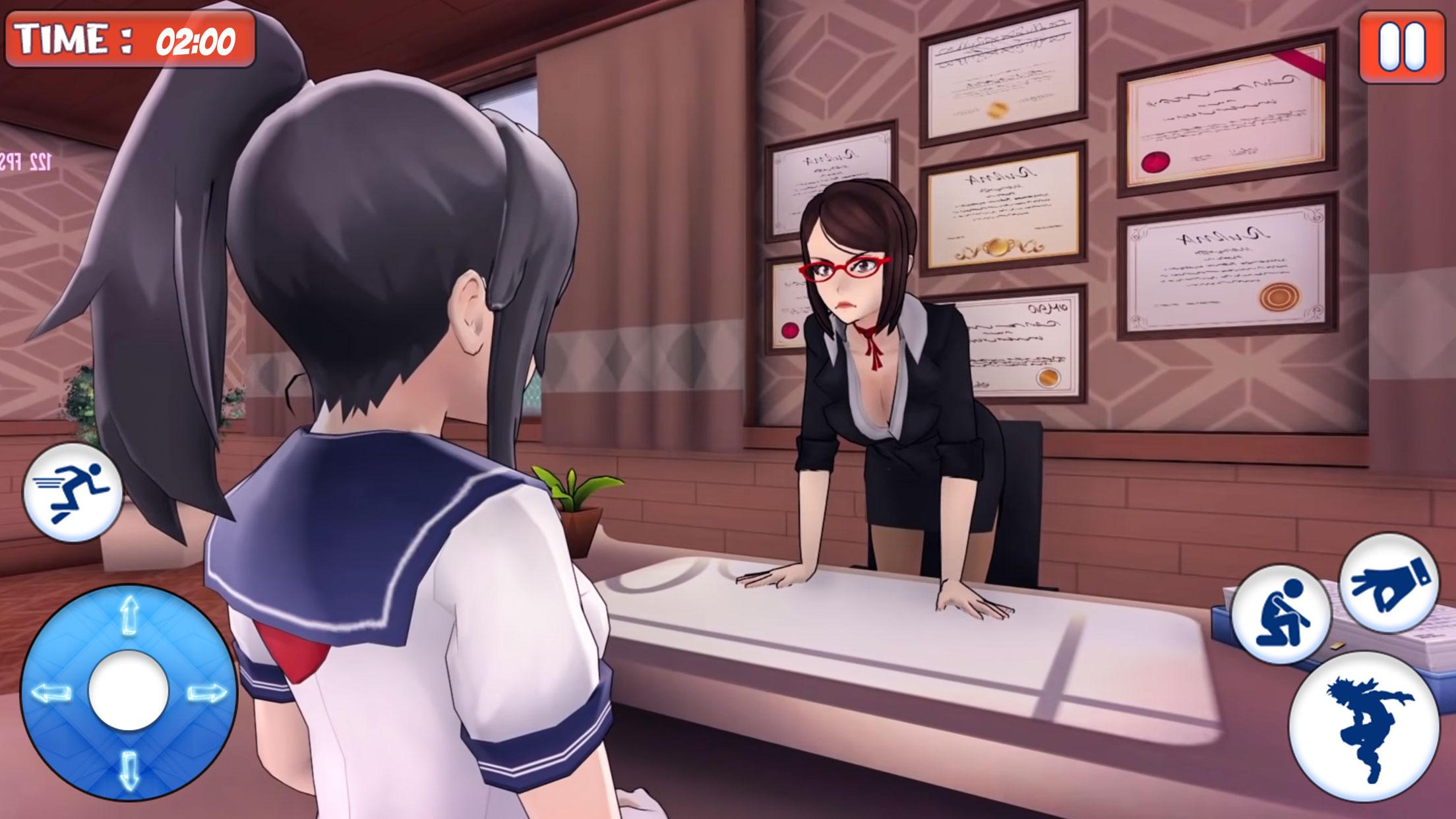 Anime High School Girl Love Story - High School Girl Life Sim 3D SAKURA  School Simulator Game for Kids - Yumi High School Anime Games 2023 - Anime