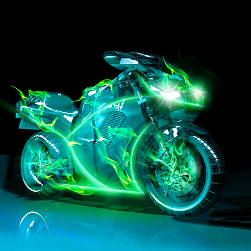 Neon Motorcycle Live Wallpaper