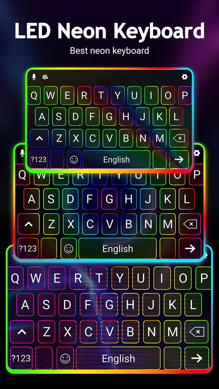 Download Neon LED Keyboard RGB Colors android on PC