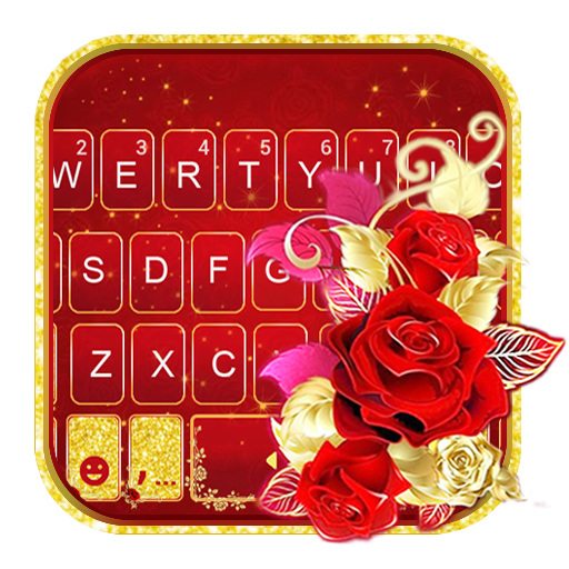 Golden Red Rose Tema