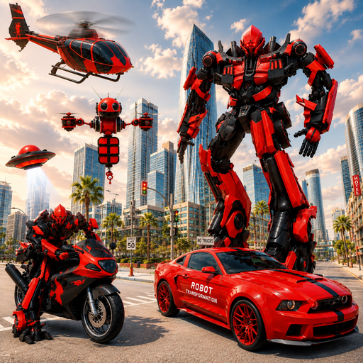 Robot Transform Fight Game 3D