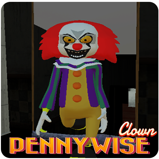 Scary Pennywise neighbor clown