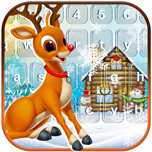 Red Nose Reindeer Emoji Keyboard