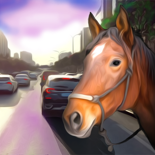 Horse Riding in Traffic