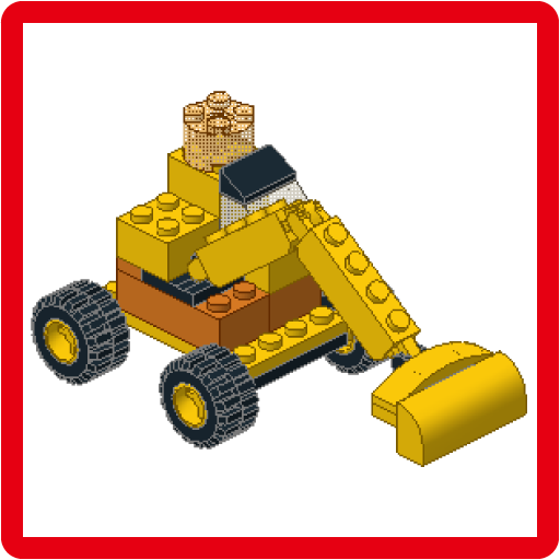 Digger building instruction for Lego 10698