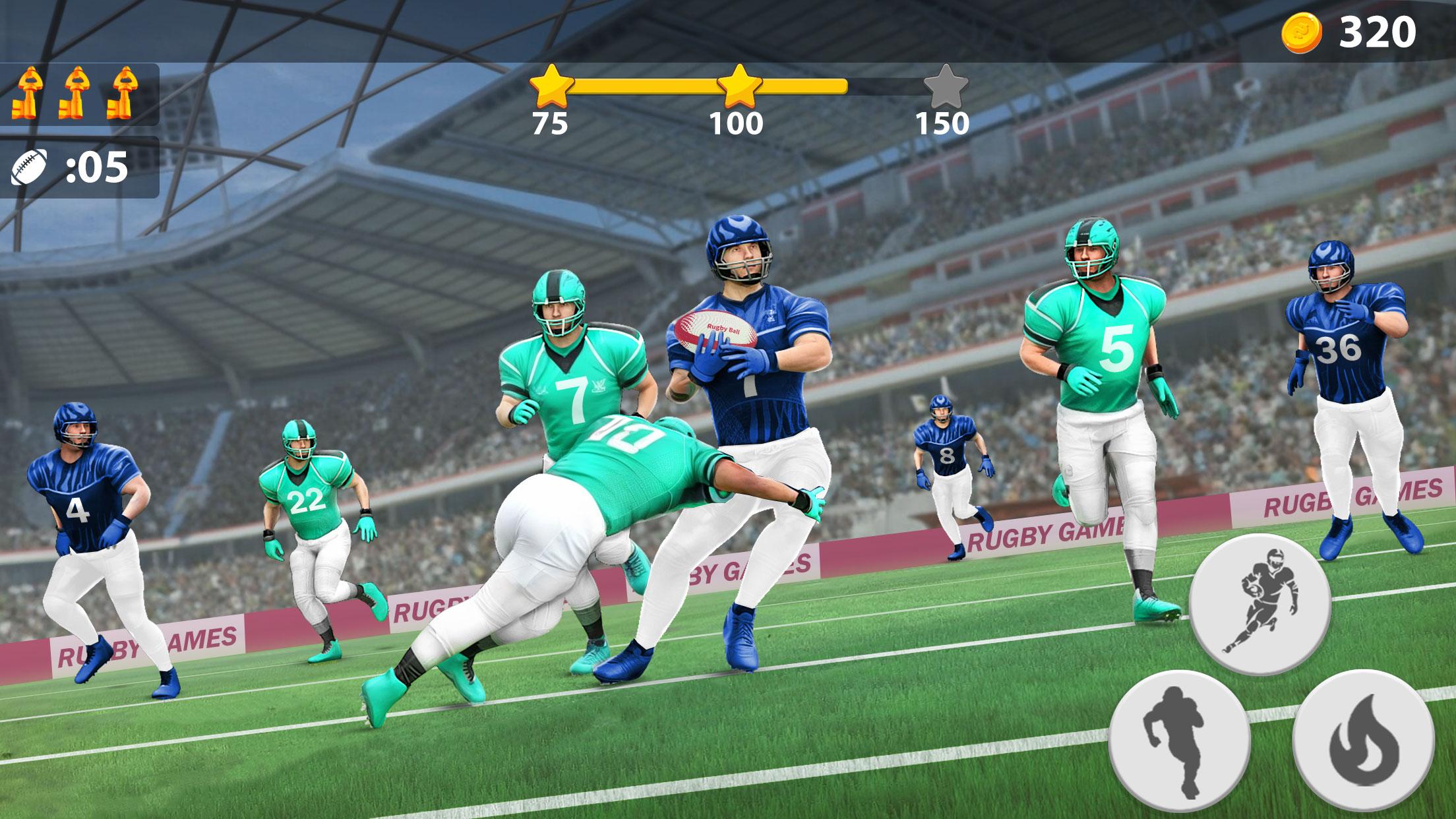 Download Football Kicks: Rugby Games android on PC