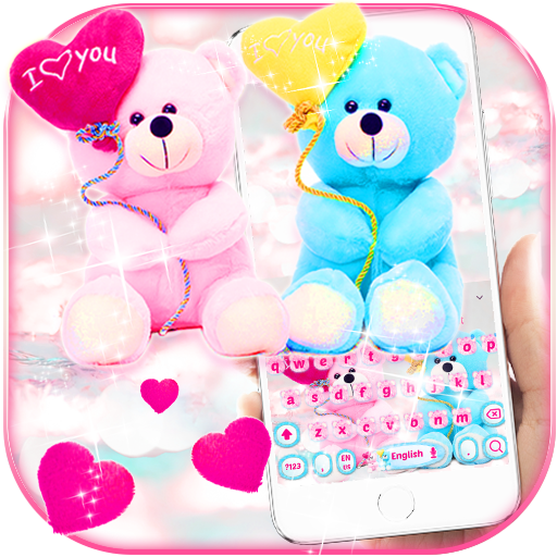 Love Teddy Bear Keyboard Theme Sweet Love