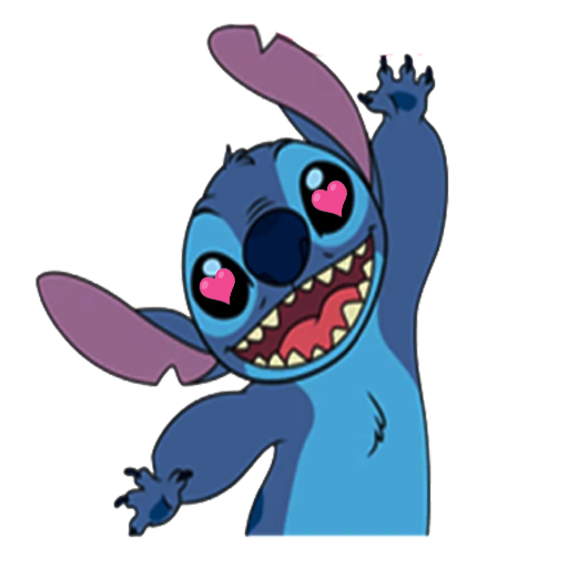 Cute Blue Koala Stitch Sticker