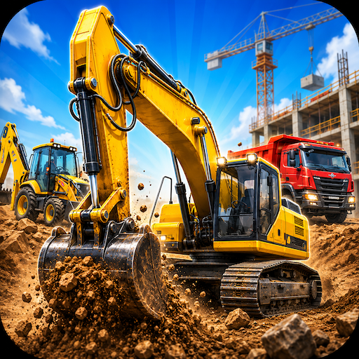 Heavy Sand Excavator 3D Sim