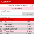 KVBWidget Abfahrtsmonitor Köln