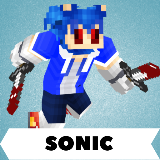 Skin Sonic For Minecraft Pocket Edition