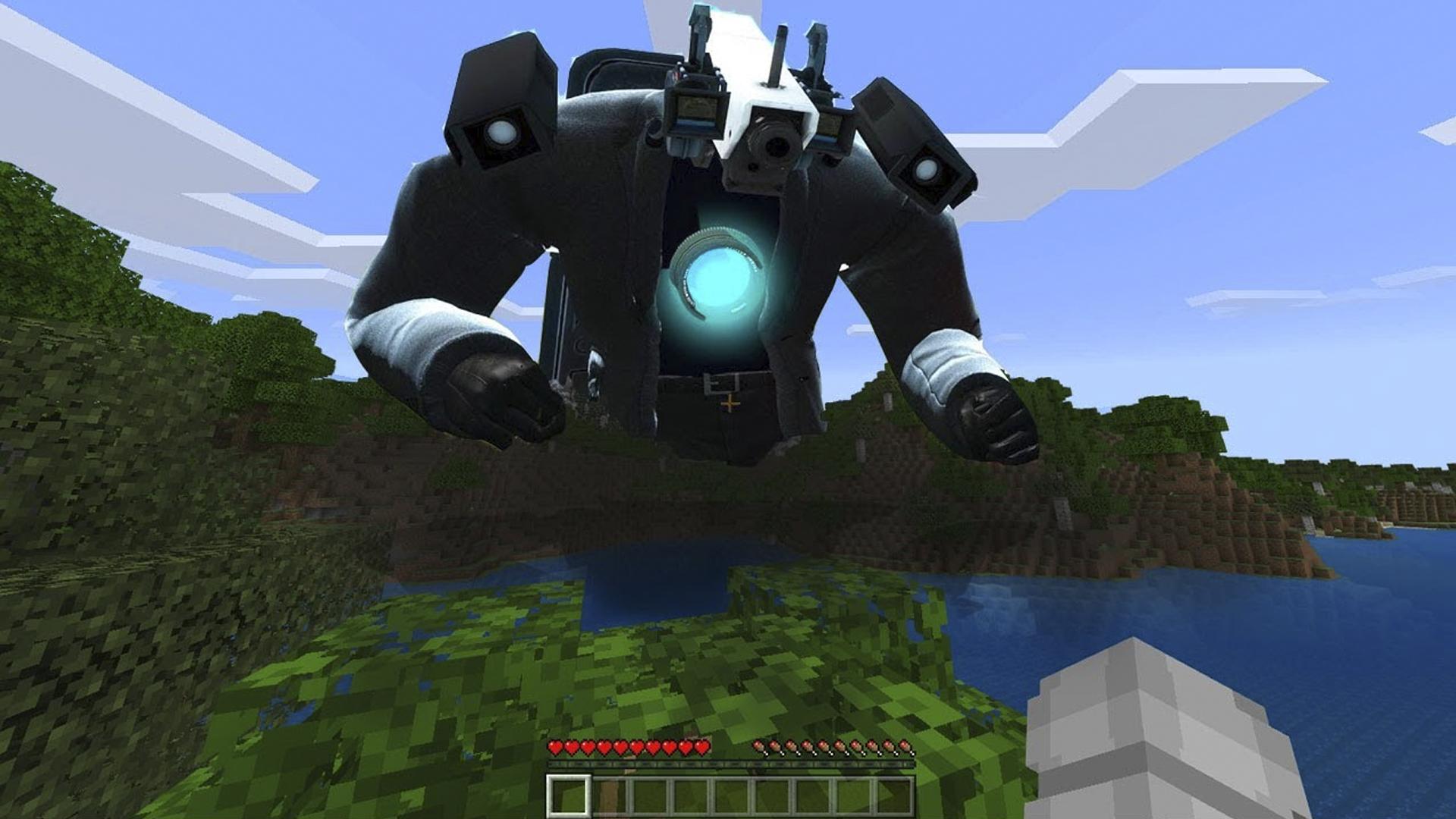 Download Mod Titan Cameraman Minecraft android on PC