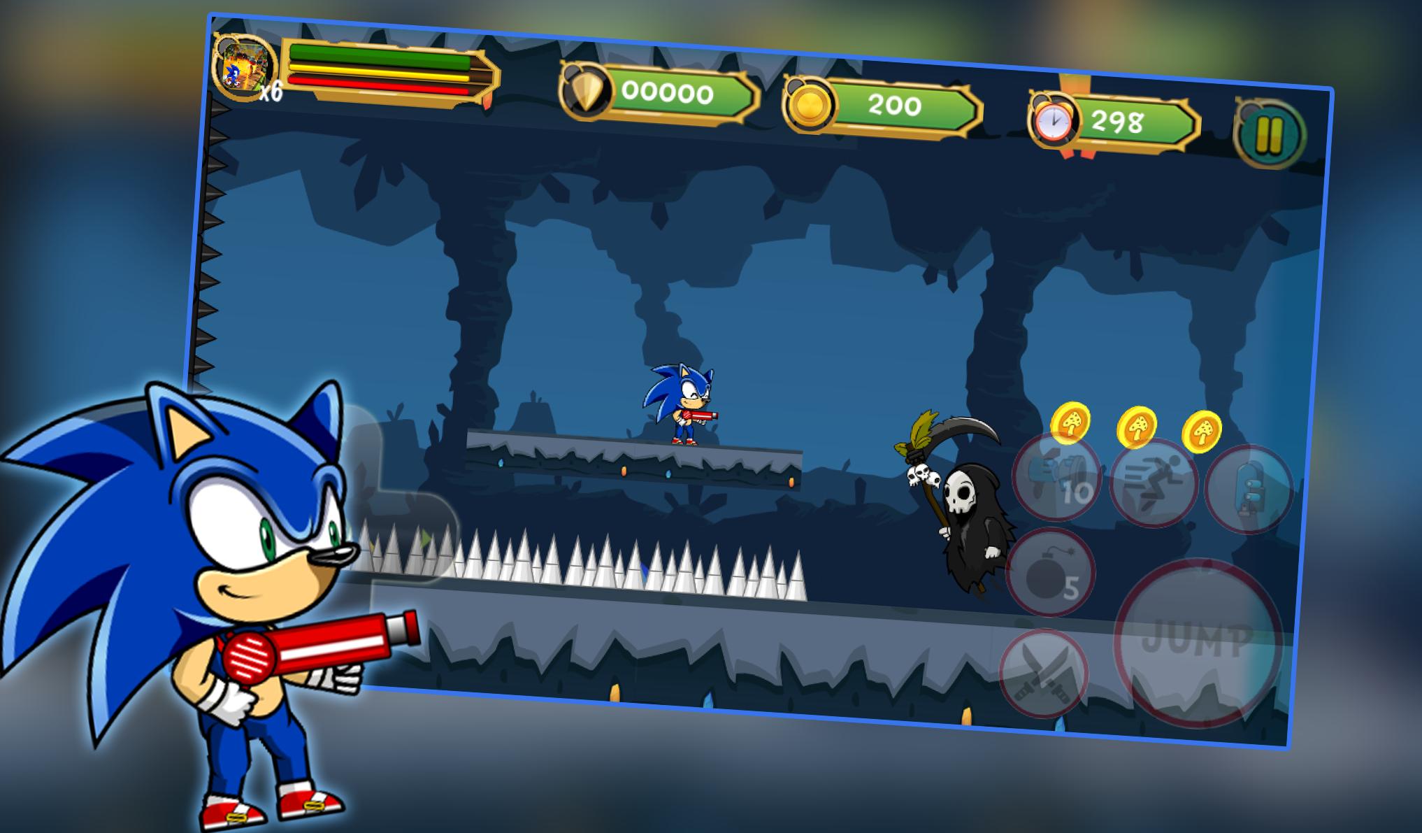 Download Super Sonic Battle Fight Games android on PC