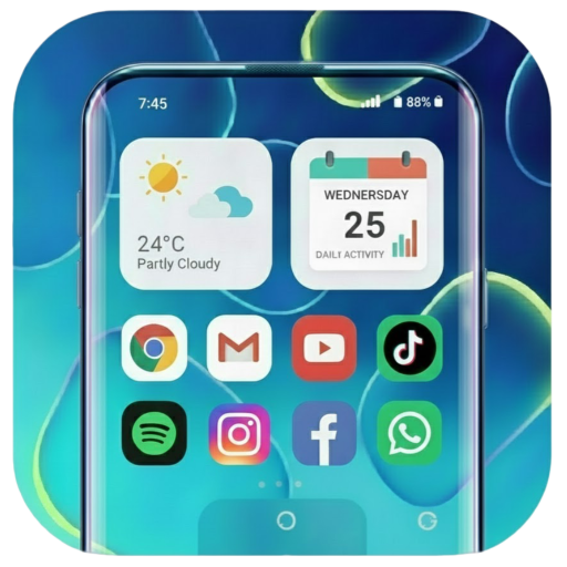 3D Launcher Edge Screen 2026