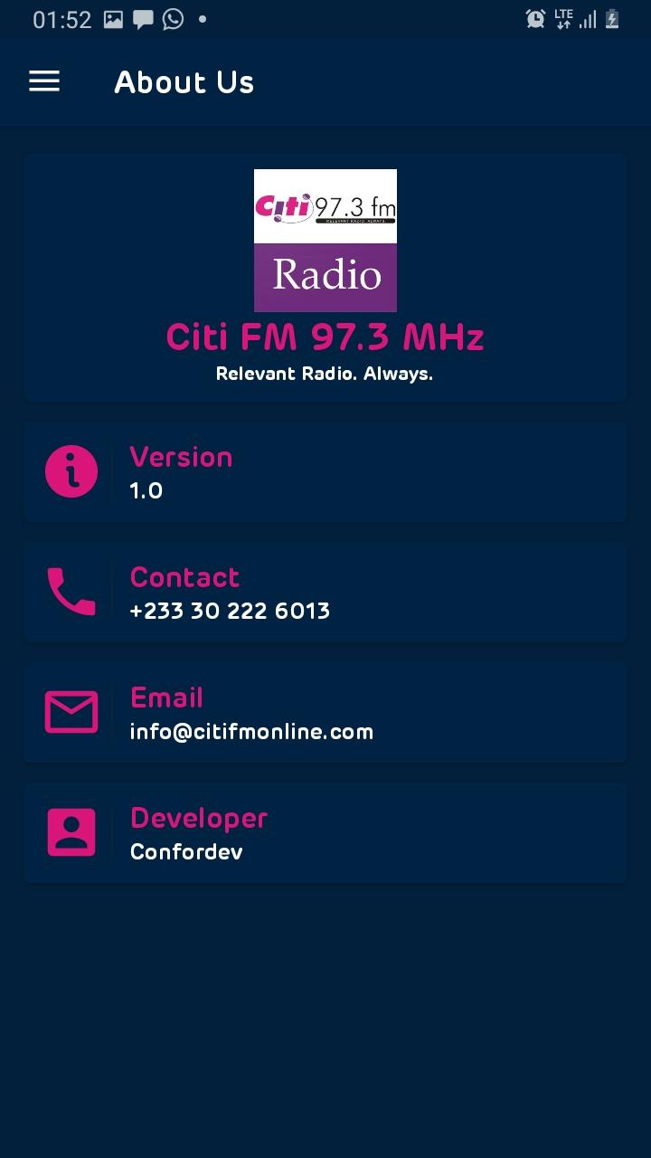 Citifmonline radio clearance