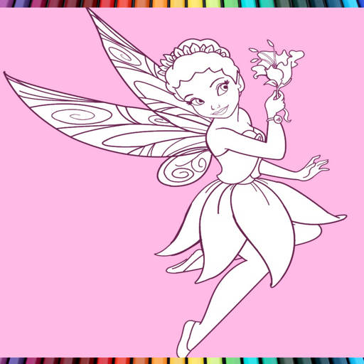 Fairy Coloring Book