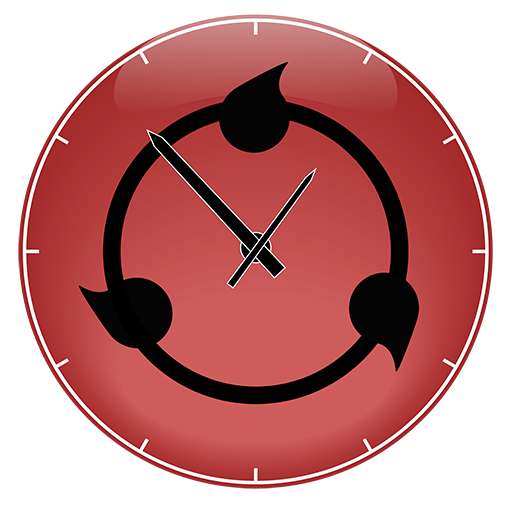 Clock Widget Sharingan