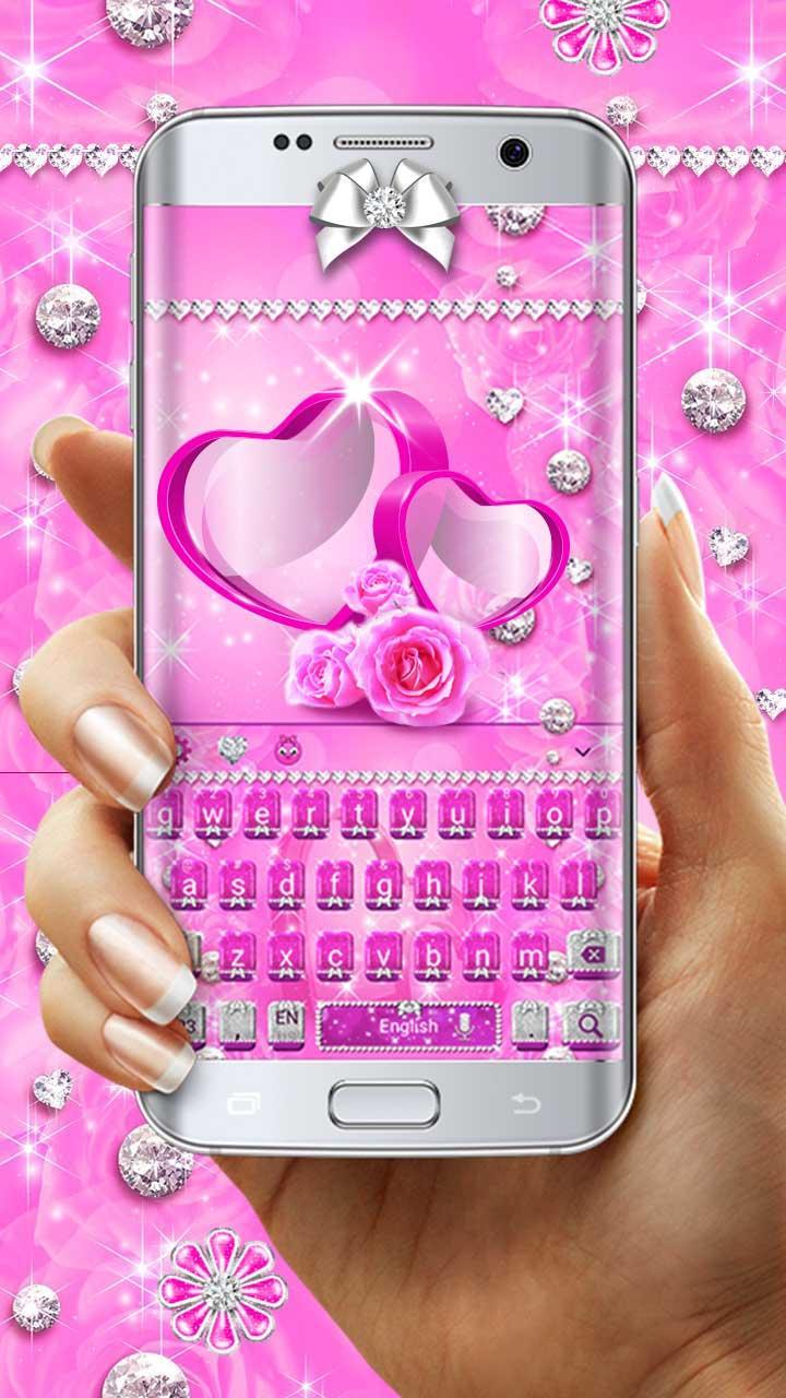 Скачать Pink Glitter Keyboard для девочек на ПК | Официальный представитель  GameLoop