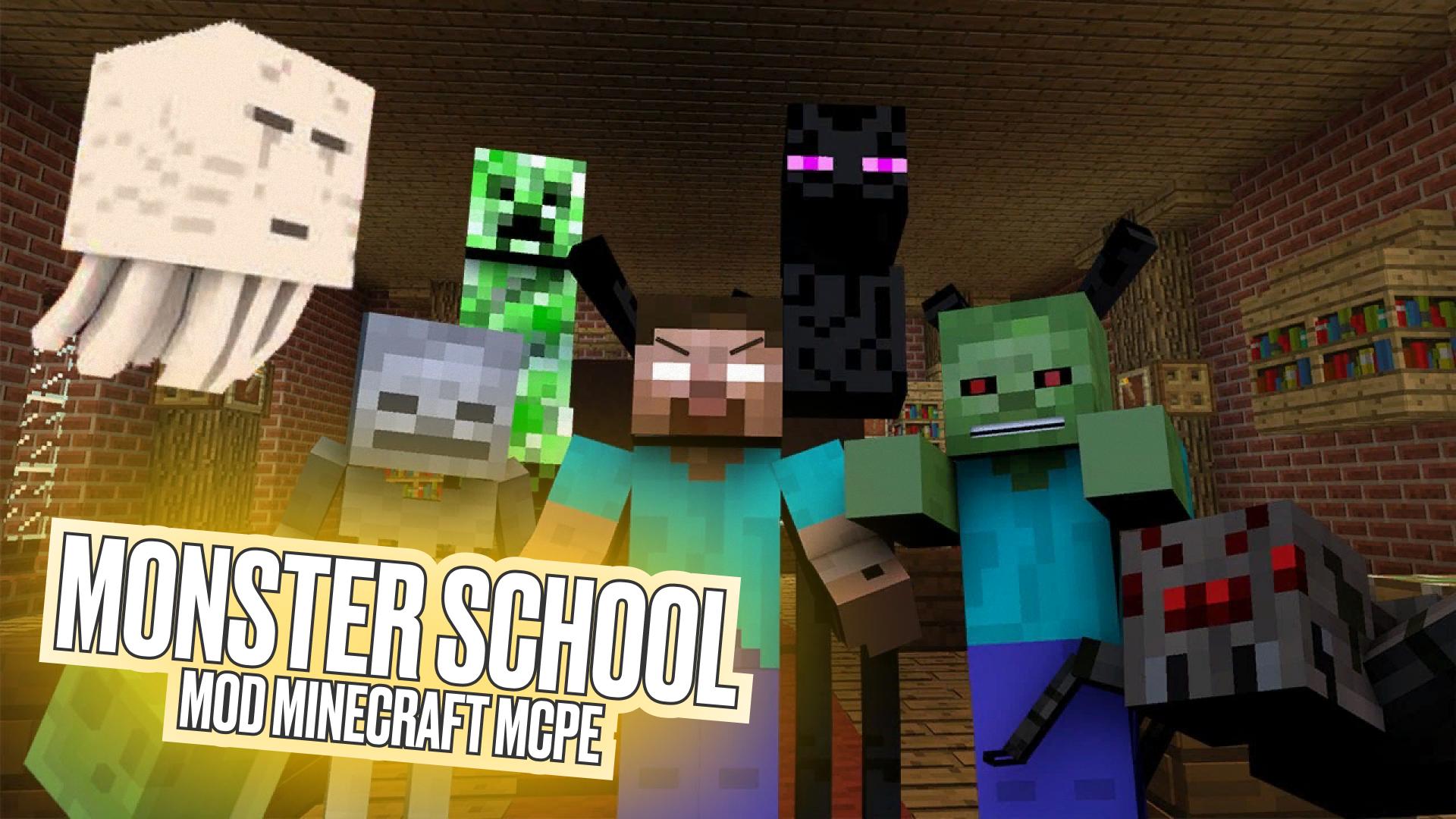 Download Monster School Minecraft MCPE android on PC