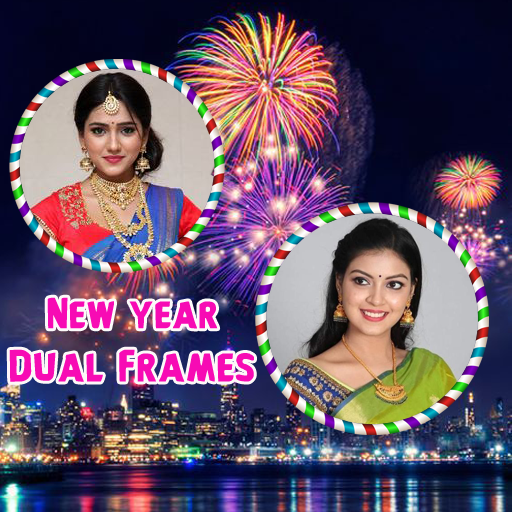 NewYear Dual Photo Frames