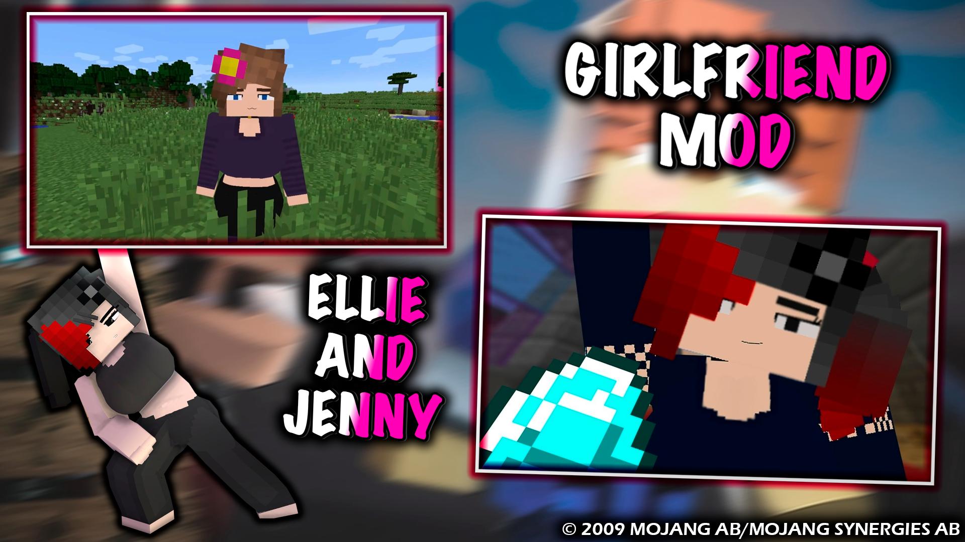 Pocket Edition Jenny Mod - Virtual Girlfriend, Ellie, Bia, Allie