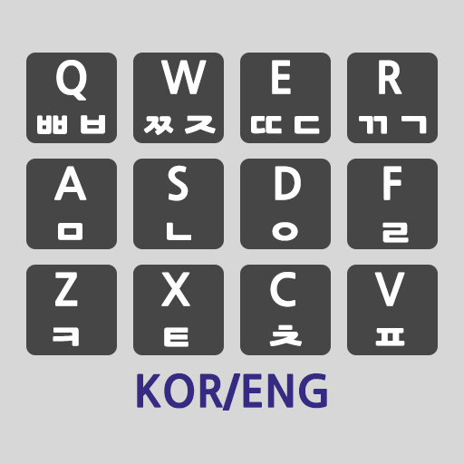 Korean , English keypad mappin