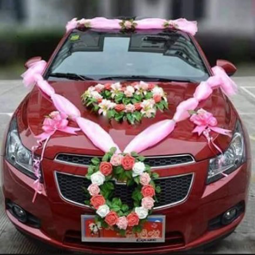 Düğün araba dekorasyon