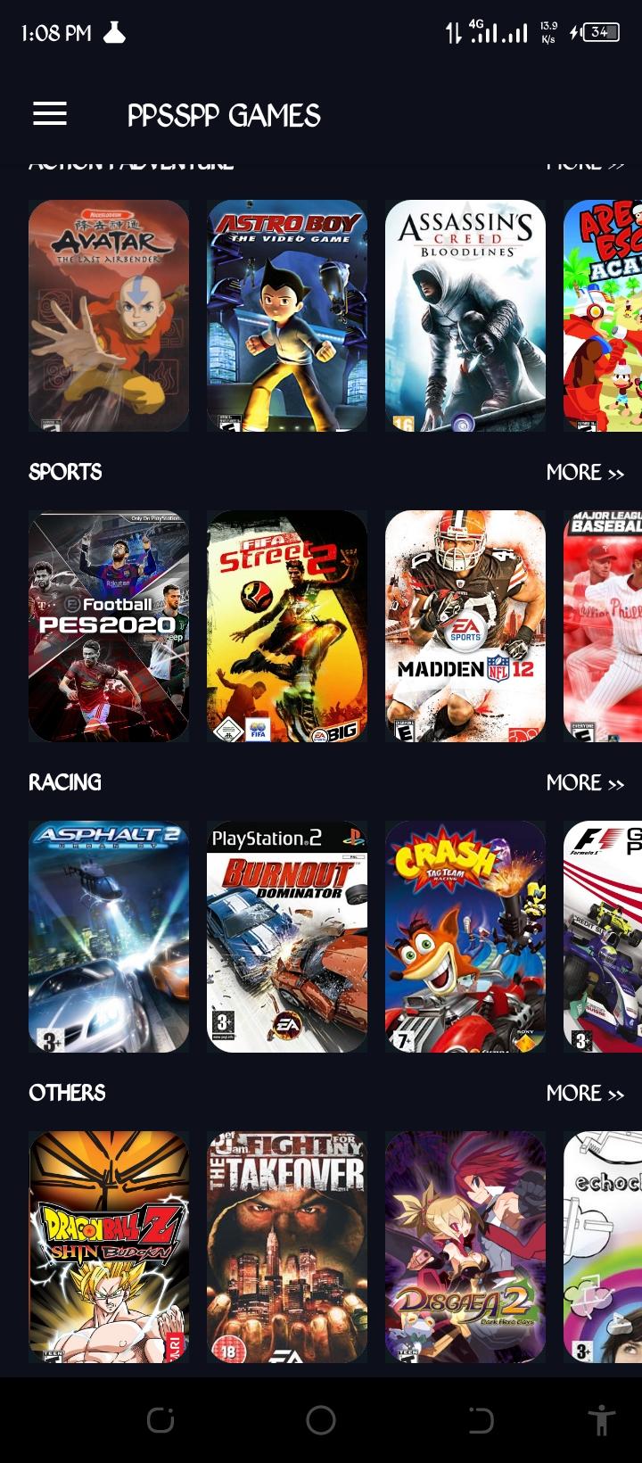 Download PSP Games Downloader android on PC