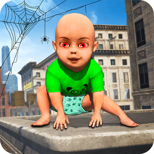 Yellow Baby Rope Hero Game 3D