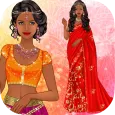 Indian Sari dress up