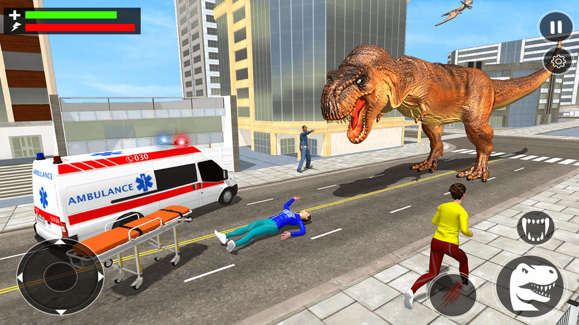 Dinosaur Games City Rampage for Android - Free App Download