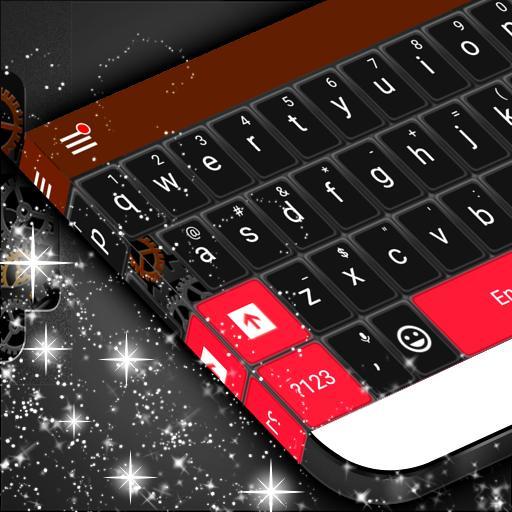 Dark Red Keyboard Theme