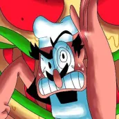 Pizza Tower Wallpaper 4K noise
