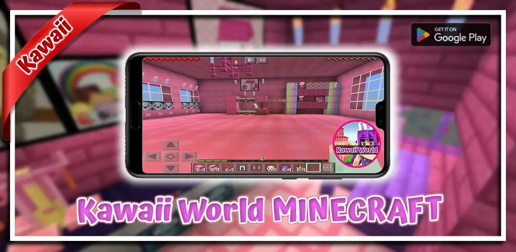 Download Kawaii World for Minecraft PE android on PC