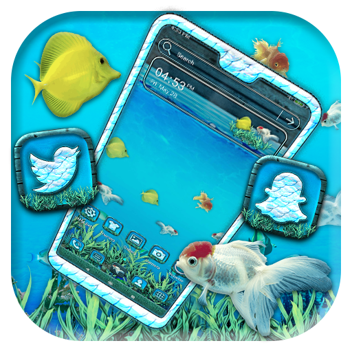 Aquarium Fish Launcher Theme