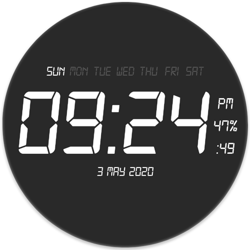 डिजिटल घड़ी लाइव वॉलपेपर