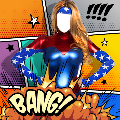 Girl Hero Costume Montage Phot