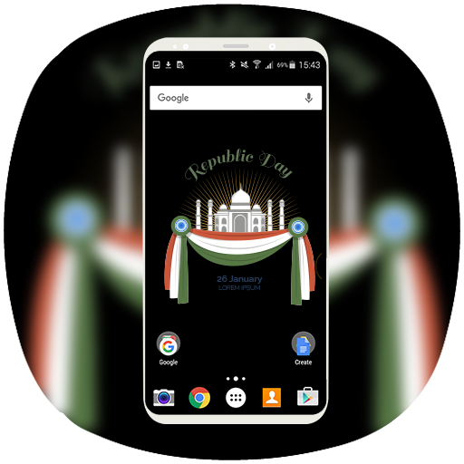 Name Editor : Republic Day Live Wallpaper