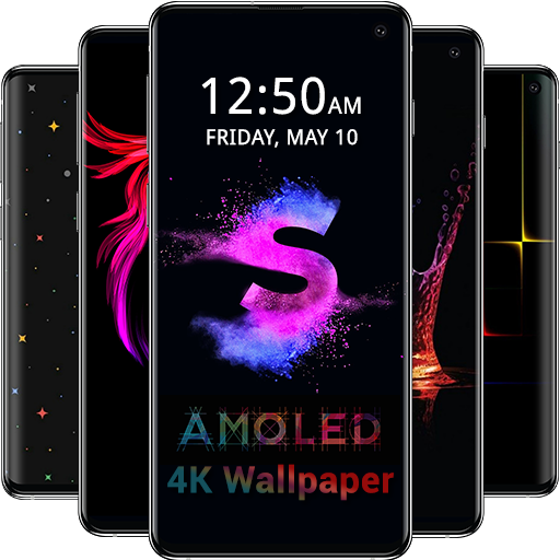 AMOLED Wallpapers 4K - Black &