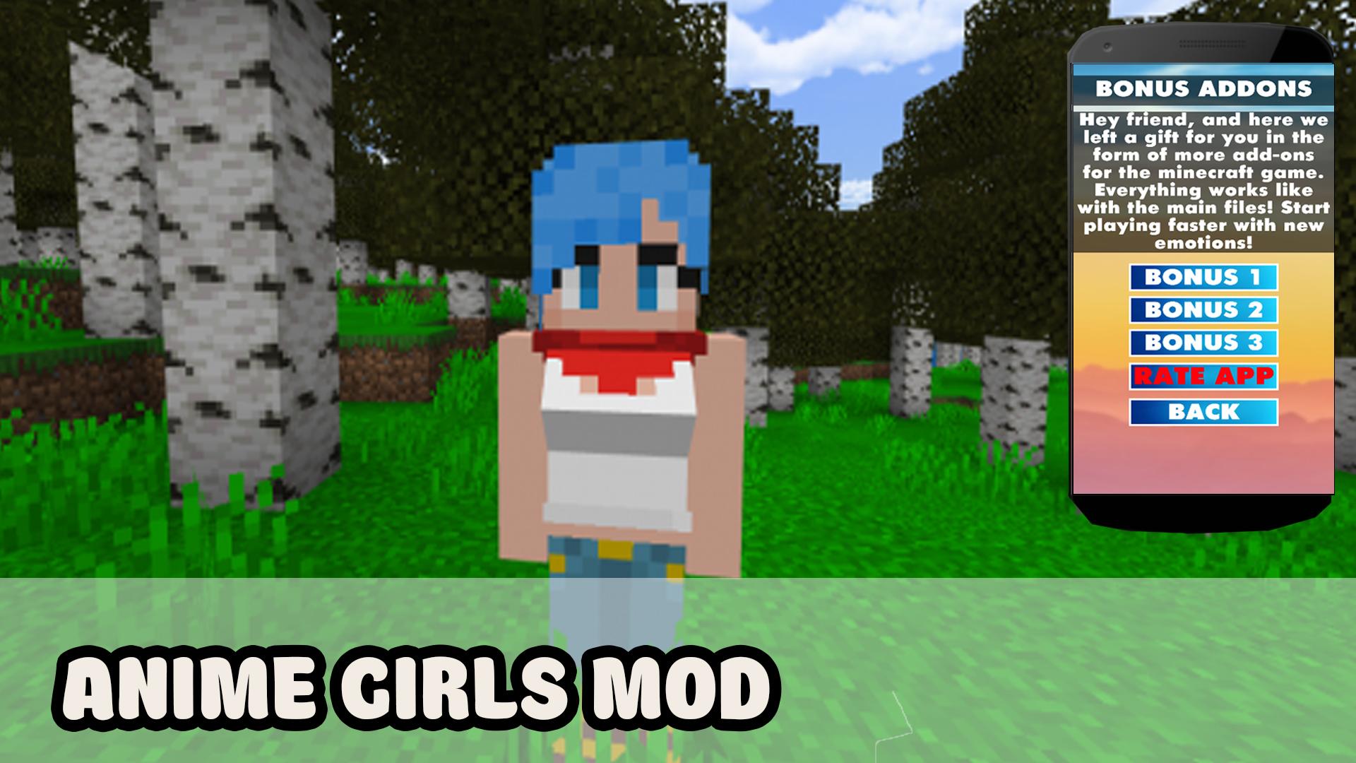 Download Anime Girls Mod For MCPE android on PC