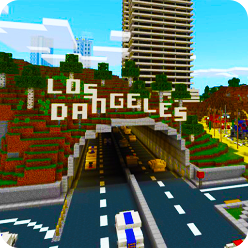 Los Dangeles. Map for Minecraft PE
