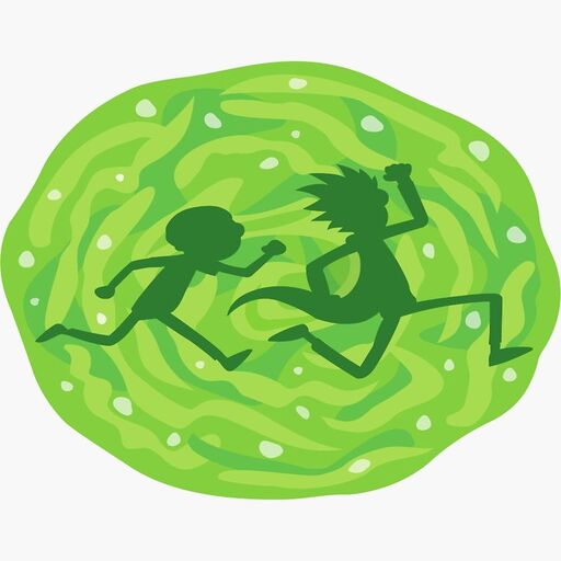 Rick y Morty Stickers Animados