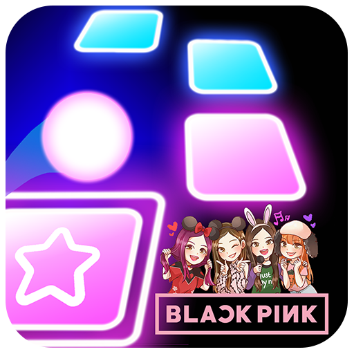 BLACK PINK Tiles Hop Ball - Ne