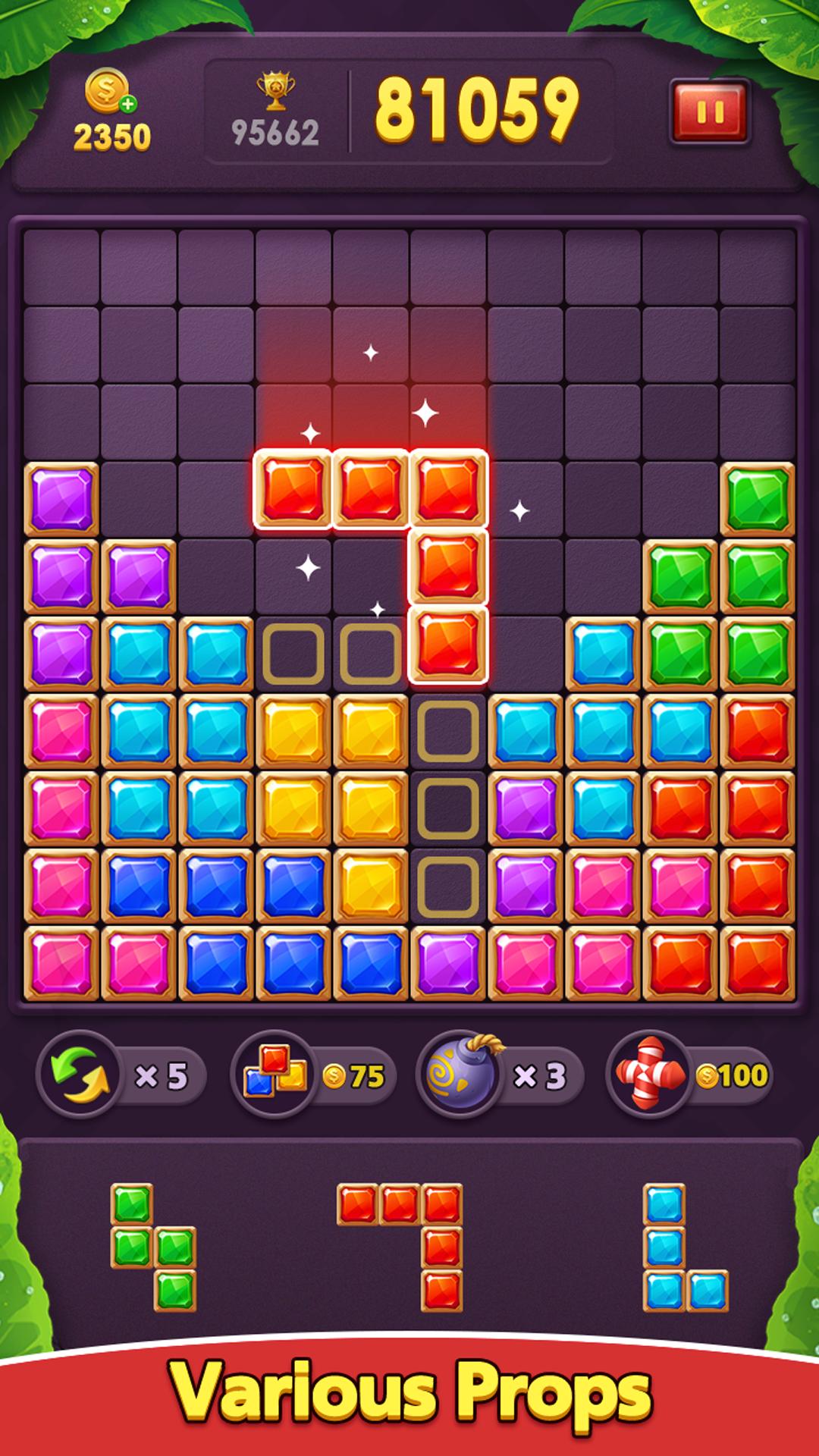 Download Gem Block Puzzle: 1010 Blast android on PC